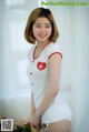 Ye Na hot beauty in nurse-style lingerie (9 photos) P4 No.79e0df