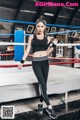 Beautiful Yoon Ae Ji poses glamor in gym fashion photos (56 photos) P4 No.f430d9