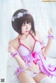 [桜桃喵] 加藤惠 Megumi Kato 紫色小睡裙